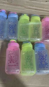 Botol minum vika 350ml sunrise/ botol tutup flip/ botol minum anak/ botol mini/ souvenir ulang tahun