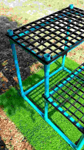 ชั้นวางต้นไม้ ชั้นวางกระถางต้นไม้ขั้นบันได แบบขาเรียบพื้น ชั้นวางกระถางต้นไม้ ชั้นวางต้นไม้ 3 ชั้น - Lazada