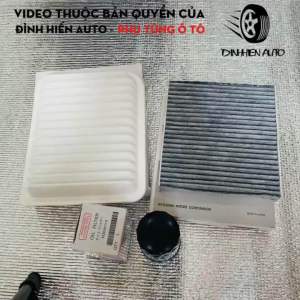 Combo 3 loại lọc xe Outlander/ Outlander Sport: Lọc gió động cơ lọc điều hoà & lọc nhớt (8274/ A004/ 0115)