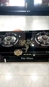 Bếp gas đôi kính 3D cường lực sang trọng giá bình dân