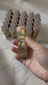 5 cái Hột Quẹt Bật lửa khò Tranh Mộc Cổ Tùng Vân Chi Mộng Bật nhẹ nạp lại được nhỏ gọn dễ mang theo