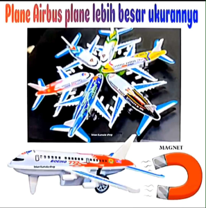 5 pcs Mainan pesawat terbang pullback