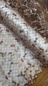 Tulle Bordir Motif Garden 8: Bahan Tulle Berkualitas Tinggi