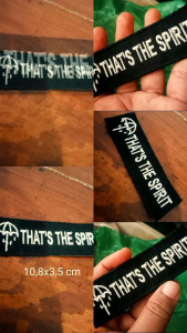 patch bordir tema band aksesoris tempelan jaket