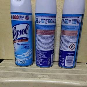 Lysol Disinfectant Spray Crisp Linen 340g July 2027