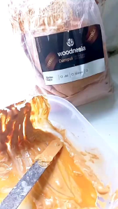 Dempul Woodnesia 1 kg  Plamir Wood Filler Kayu Jati Dan Mahoni  Waterbase Number one Woodstain