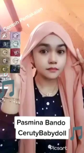 HIJAB/KERUDUNG PASHMINA BANDO