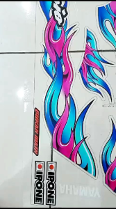 5 Stiker Striping Scorpio & Steko Api untuk Kendaraan
