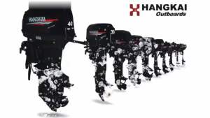 Hangkai 2 Stroke 18HP Short & Long Shaft Boat Motor Outboard (Ready Stock)