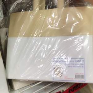 ถุงหูแบนใส่กล่องอาหารพร้อมกระดาษรองฐานเบอร์สองขนาด 30 × 24 × 15 เซนติเมตรหนึ่งแพคบรรจุ 20 ใบ