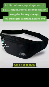 Waist BAG trend Tas Selempang Bahu Pria Tas Wanita simple terbaru hand bag clutch