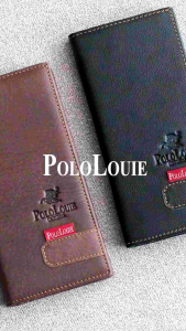 Original Polo Louie Men New Vintage Leather Long Wallet Purse