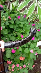 golok tanduk galonggong motip ular kobra 40cm