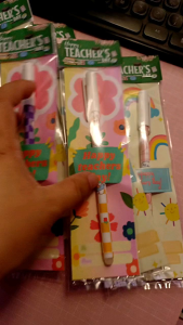 Teachers Day Pen with sleeve plastic and label