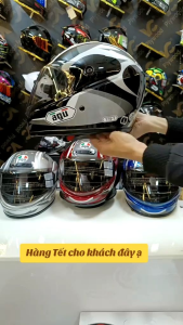 Mũ bảo hiểm full face Agu A17 hàng Loại 1size L 1 kính nhỏ gọn & chắc chắn bảo vệ đầu và mặt