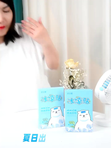 Miếng dán lạnh hạ nhiệt chống nóng mùa hè giảm đau răng giảm sốt Diệu ngải đường