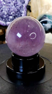 Natural Brazil High Grade Amethyst Crystal Ball Ornament AAB10 #Amethyst #AmethystBall
