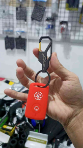Paket Cover Silikon Keyless Smartkey Yamaha Grand Filano+Gantungan Kunci Eksklusif Logo Grand Filano