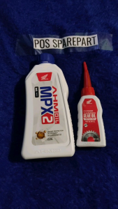 OLI MESIN + OLI GARDAN SATU SET MPX 2 800ML + AHM GEAR OIL 120 ML PROMO