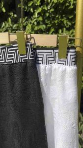 กระโปรงผ้าลูกไม้ มีซับใน ขนาดเอวยางยืดตั้งแต่24-35นิ้วใส่ได้ ซับในยาว35cm มีแบบเป็นเซ็ทคู่กับผ้าโพกศรีษะด้วยนะคะ