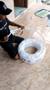 pipa elastis / pipa fleksibel diameter lubang 16mm panjang 1 rol 100 meter
