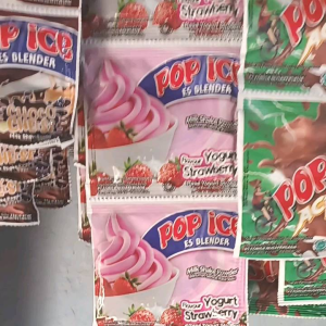 pop ice berbagai rasa 1renceng isi 10shaset