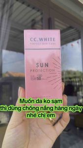 ( Giá sỉ - chính hãng) Chống nắng CC white chính hãng giá tốt nhất hỗ trợ ngăn ngừa lão hoá da