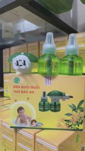 Đèn đuổi muỗi thông minh TAM BẢO AN gồm 1 đèn 2 dầu giúp nhà ko còn muỗi giữ gìn sức khoẻ