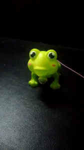 Bình Chánh shop 💖 Đồ chơi trẻ em - Ếch xanh pin có đèn  có nhạc  dây dắt đi dạo  sản phẩm thích hợp cho bé 2-5 tuổi