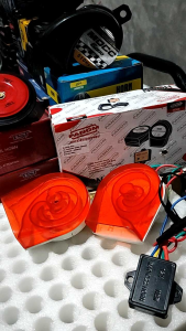 Klakson Keong Echo Gemma & Modul 12 Volt 8 Suara: Aksesoris Klakson Motor dan Mobil