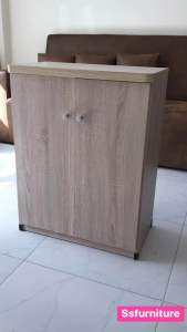 ตู้รองเท้า 5 ชั้น 60 ซม. ตู้อเนกประสงค์(ไม้หนาพิเศษ)