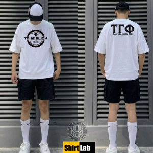 Shirtlab Tau Gamma Phi Fraternity Tshirt TGP Circle 1968 Design Triskelion Fratshirt Sublimation Print
