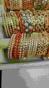gold plated indian bangles for women
