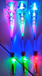 Kitiran Terbang Lampu 3 Baling-Baling & Lampu Slepetan 3 Isi 100