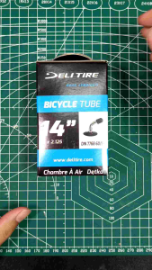 Ban Dalam / Ban Dalam Sepeda / Ban Sepeda Listrik Deli Tire 14 x 2.125 Pentil Bengkok