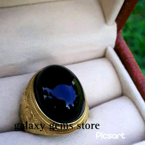 CINCIN BATU KECUBUNG TANDUK NATURAL STONE