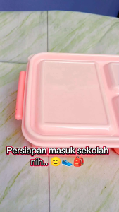 Kotak Makan Plastik Tebal: Wadah Nasi Bekal Sekolah