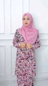 BAJU KURUNG TRISHA LYCRA KOREA TRISHA EXCLUSIVE