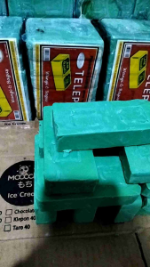 Sabun cuci batang hijau cap telepon 6batang efektif bersih harum