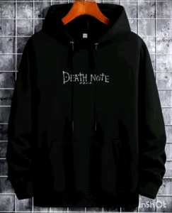 DEATH NOTE desain hoodie jumper bahan tebal dan lembut