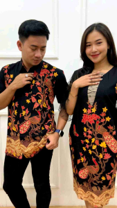 dress batik pesta stefanie - dress batik modern - dress pesta terbaru