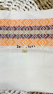 Sarung Tenun Dewasa Doby Bahan Halus Premium Motif Songket Simple Grosir Hitam Putih