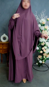 UKHIJAB - Naya Gamis set khimar cadar Bandana wolfis forzaleta