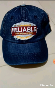 CAE - Topi Bisbol Anak 3-8 Tahun Laki Perempuan Denim Jeans Reliable dan 1915 Baseball Hat Import