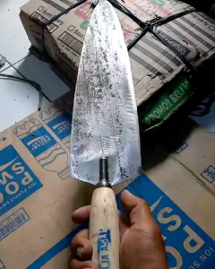 Cetok lancip 35cm bahan full Baja Asli