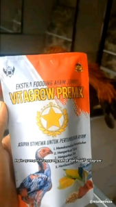 VITAGROW PREMIX 200g pakan tambahan ayam agar tulang ayam kuat