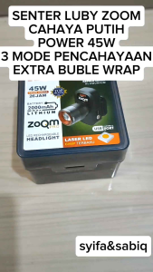 SENTER KEPALA LUBY CAS / CHARGE CAHAYA PUTIH 45WATT 2910L