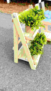 ชั้นวางของไม้สน ชั้นวางต้นไม้ ชั้นวางโชว์สินค้า ชั้นพับเก็บได้ ผลิตในไทย