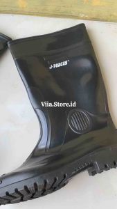 Sepatu J-FORCES Boots Karet Original TNI / Model Panjang / Sepatu Proyek Tahan Air