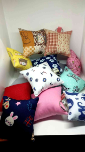 หมอนปักเข็มหมุด8cmพวงกุญแจรถยนต์